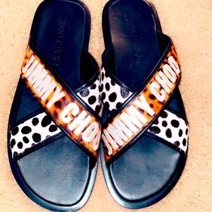 Gently worn men’s AUTHENTIC Jimmy Choo slides